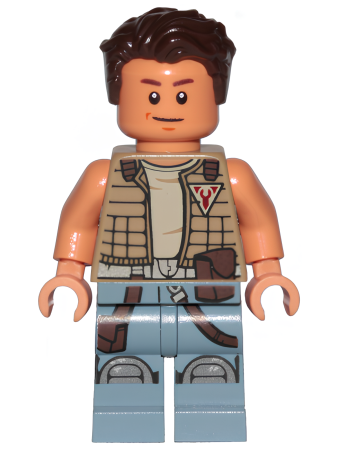 Минифигурка Lego Star Wars Zander - Dark Tan Jacket sw0849 U